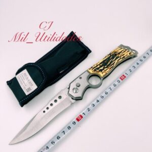 Canivete Automática Camping, Caça, Pesca ou para Defesa Pessoal D15