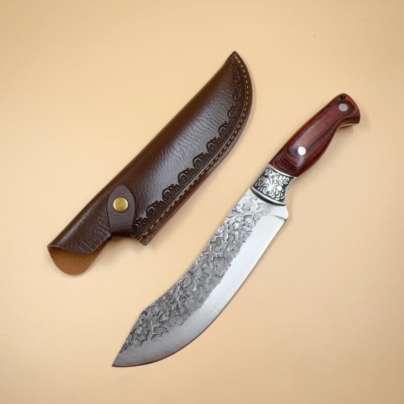 Faca De Caça Pesca Churrasco Luxo Fulltang Inox DJ352