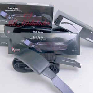 Cinto Tatico Canivete Com Faca Oculta Na Fivela Knife Belt