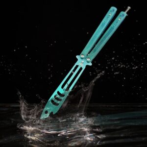 Canivete Butterfly Cs Go Trava Mola Sem Corte Treino Manobras Aço Profissional AK3-BSL1