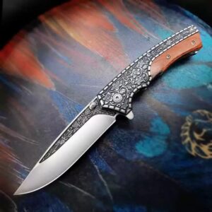 Canivete De Caça Pesca Churrasco Luxo Fulltang Inox 1678-M