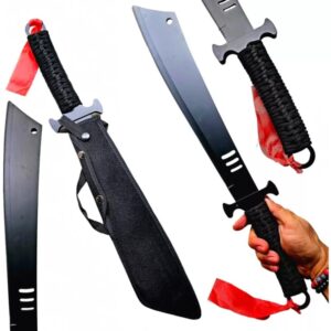 Facão Para Mato Tático Militar Artesanal C/ Bainha K15