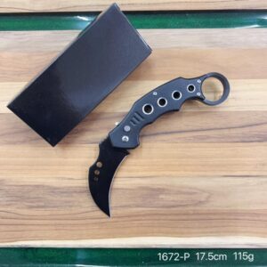 Canivete Karambit Automático Com Clip Sobrevivencia 1672-P