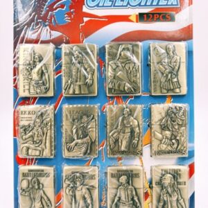 Kit Isqueiro Etiloso e Clássico,Battlegrounds E League of Legends 6251-6249-6237 12Pcs