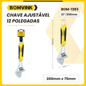Chave Ajustável 12 Polegadas BOMVINK BOM-1283