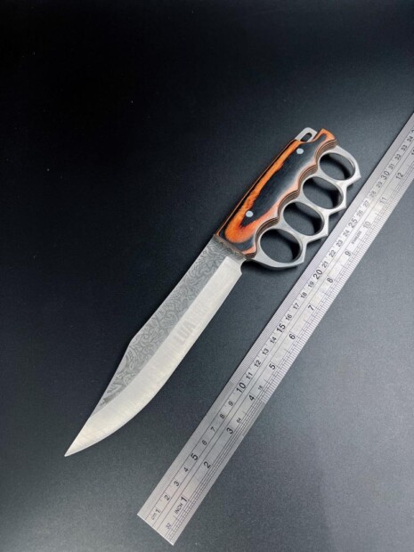 Faca Militar Fultang Rambo Soco Inglês Lamina Desenhada 0708-A40