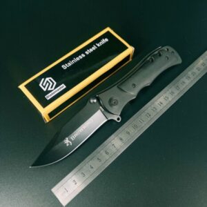 Canivete Tático Militar Semi Automatico Estilo Browning 339