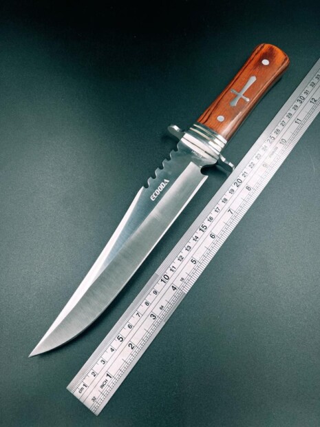 Faca De Caça Pesca Churrasco Luxo Fulltang Inox 7041