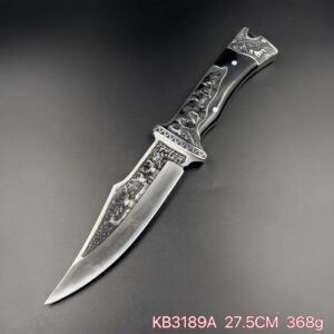 Faca De Caça Damasco Artesanal KB3189A