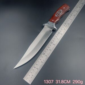 Faca De Caça Pesca Churrasco Luxo Fulltang Inox 1307