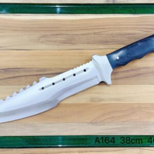 Faca De Caça Pesca Churrasco 38cm Luxo Fulltang Inox A164