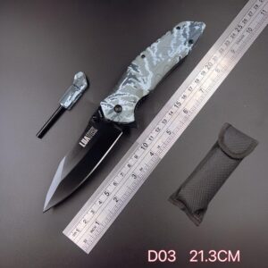 Canivete Tático Com Pederneira De Magnésio D03