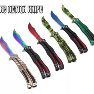 Canivete Butterfly Cs Go Trava De Mola + Bainha 06-0966