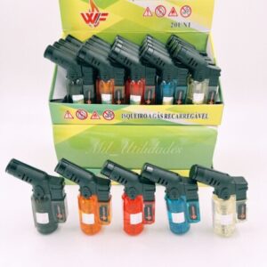 Isqueiro Maçarico Cór Solida Recarregavel-06