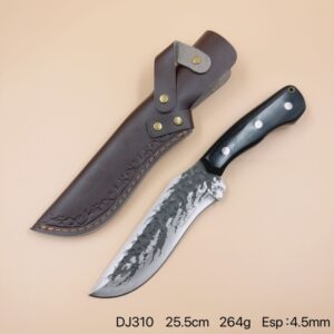 Faca De Caça Pesca Churrasco Luxo Fulltang Inox DJ310