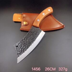 Cutelo Artesanal Inox Faca Brut Forge Cabo Madeira 1933