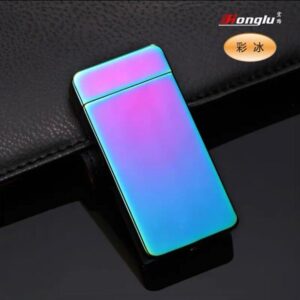 Isqueiro De Plasma Elétrico Sensor De Vibração Arco Duplo H-8-Color