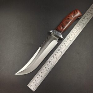 Faca De Caça Pesca Churrasco Luxo Fulltang Inox 9014-9853