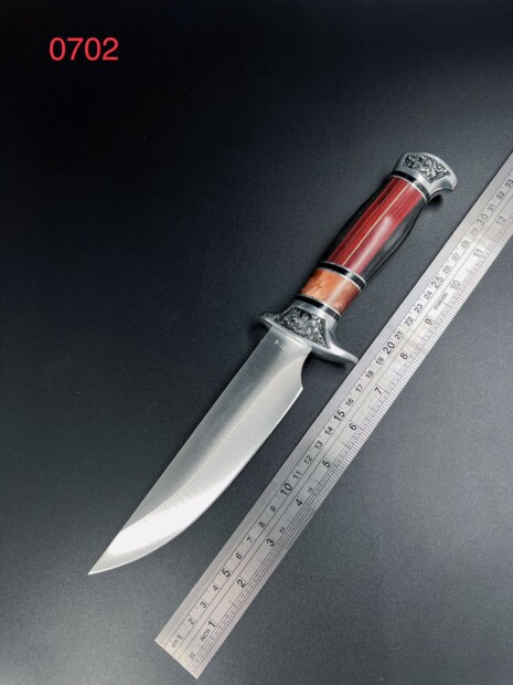 Faca De Caça Pesca Churrasco Luxo Fulltang Inox 0702