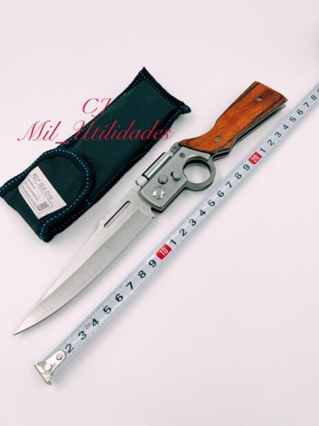 Canivete Automática Camping, Caça, Pesca ou para Defesa Pessoal D19-7088