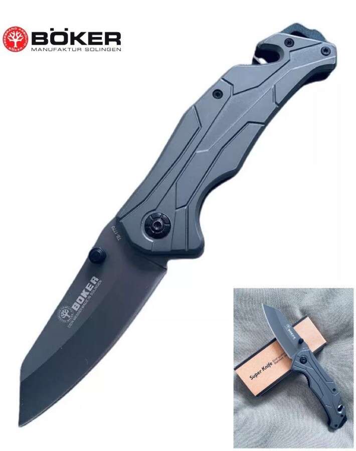 Canivete Tático Militar Semi Automático Boker C/clip 1770