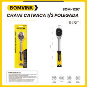 Chave Catraca 1/2 Polegadas BOMVINK BOM-1297