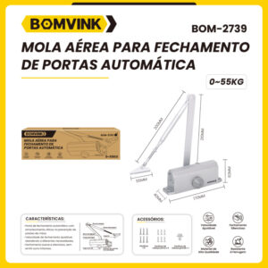 MOLA AÉREA P/ FECHAMENTO DE PORTAS PNEUMÁTICAS BOMVINK BOM-2739