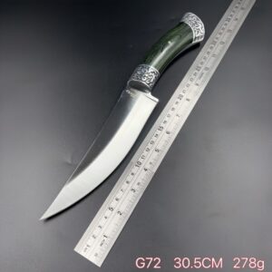 Faca De Caça Pesca Churrasco Luxo Fulltang Inox G72