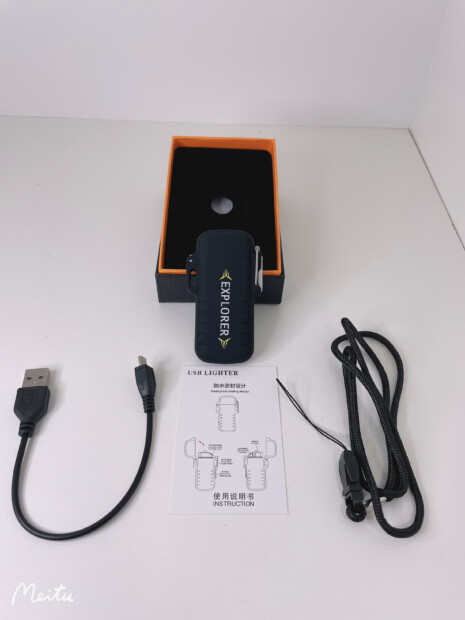 Isqueiro De Plasma Explorer Recarregável Usb Prova D'agua HZ-003 P