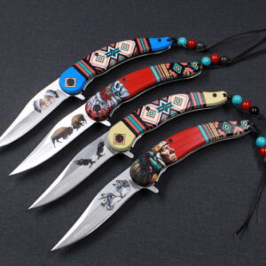 Canivete Diversas estampas Saque Rápido Semi Automático D330