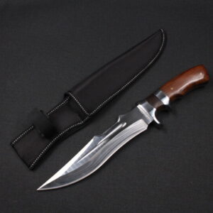 Faca De Caça Pesca Churrasco Luxo Fulltang Inox SA106