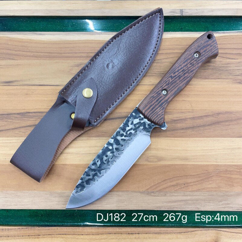 Faca De Caça Pesca Churrasco Luxo Fulltang DJ182