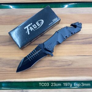 Canivete Saque Rapido Semi Automatico Com Clip TC03