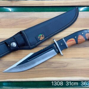 Faca De Caça Pesca Churrasco 31cm Luxo Inox 1308