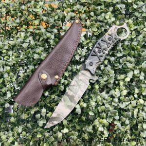 Faca De Caça Pesca Churrasco Luxo Fulltang Inox A175