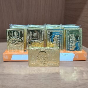 Isqueiro Maçarico de Metal Design Barra de Ouro (Unidade) A-30