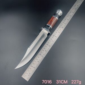 Faca De Caça Pesca Churrasco Luxo Fulltang Inox 7016