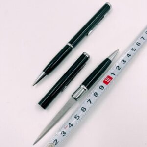 Caneta Executiva Com Lâmina Escondida Faca Preto