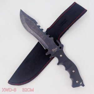 Faca Black Tático Cabo Polímero Com Bainha XWD-8