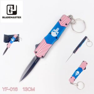 Canivete Mini 13cm Automático Retrátil Abertura Frontal YF-016