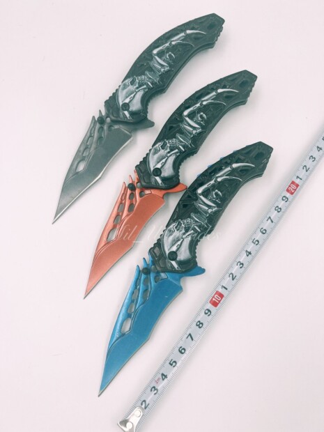 Canivete Caveira Tribal Dark Side Blades CJ-008