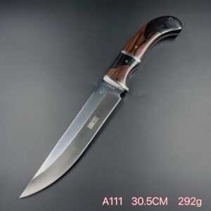 Faca De Caça Pesca Churrasco Luxo Fulltang Inox A111