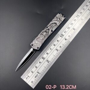 Canivete Mini Automático Retrátil Abertura Frontal 02-P