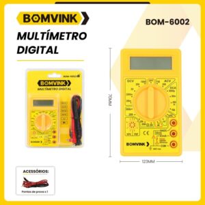 Multimetro Digital BOMVINK BOM-6002