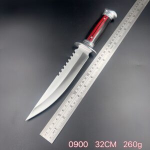 Faca De Caça Pesca Churrasco Luxo Fulltang Inox 0900