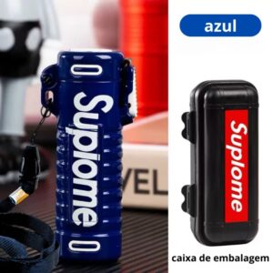 Nova Celebridade Da Internet Isqueiro De Maçarico Recarregável à prova d’ água Fogo Azul A27-AZ