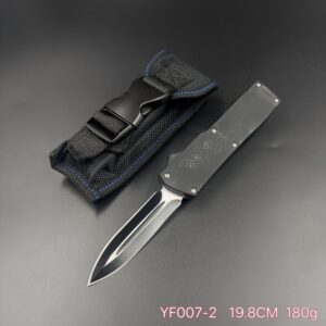 Canivete Abertura Frontal Saque Rápido Automático Preto YF-007-2