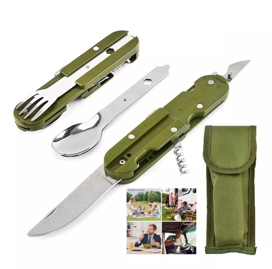 Kit Talher Militar Tático Camping Pesca Sobrevivência 607