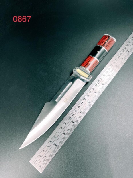 Faca Militar Tática Caça Pesca Camping Aço Inox 0867