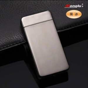 Isqueiro De Plasma Elétrico sensor de vibração Arco Duplo H-8-Preto